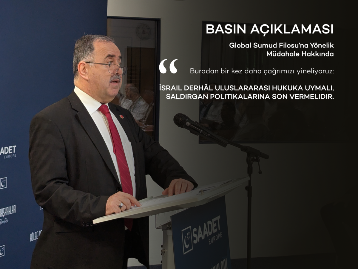 Global Sumud Filosu’na Yönelik Müdahale Hakkında