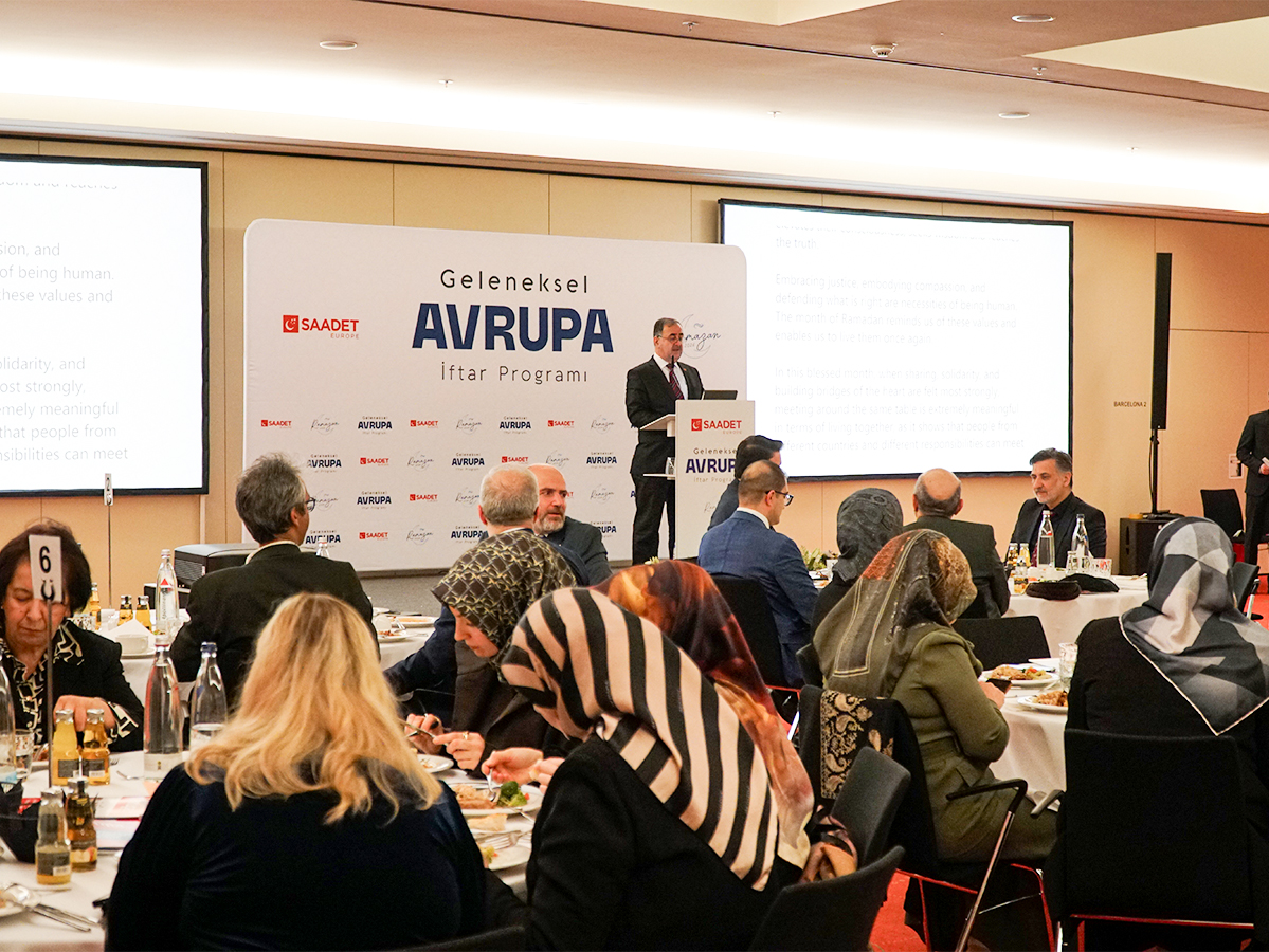 Berlin’de Saadet Avrupa İftarı: “Adalet ve Barış İçin Yeni Bir Dünya Mümkün”