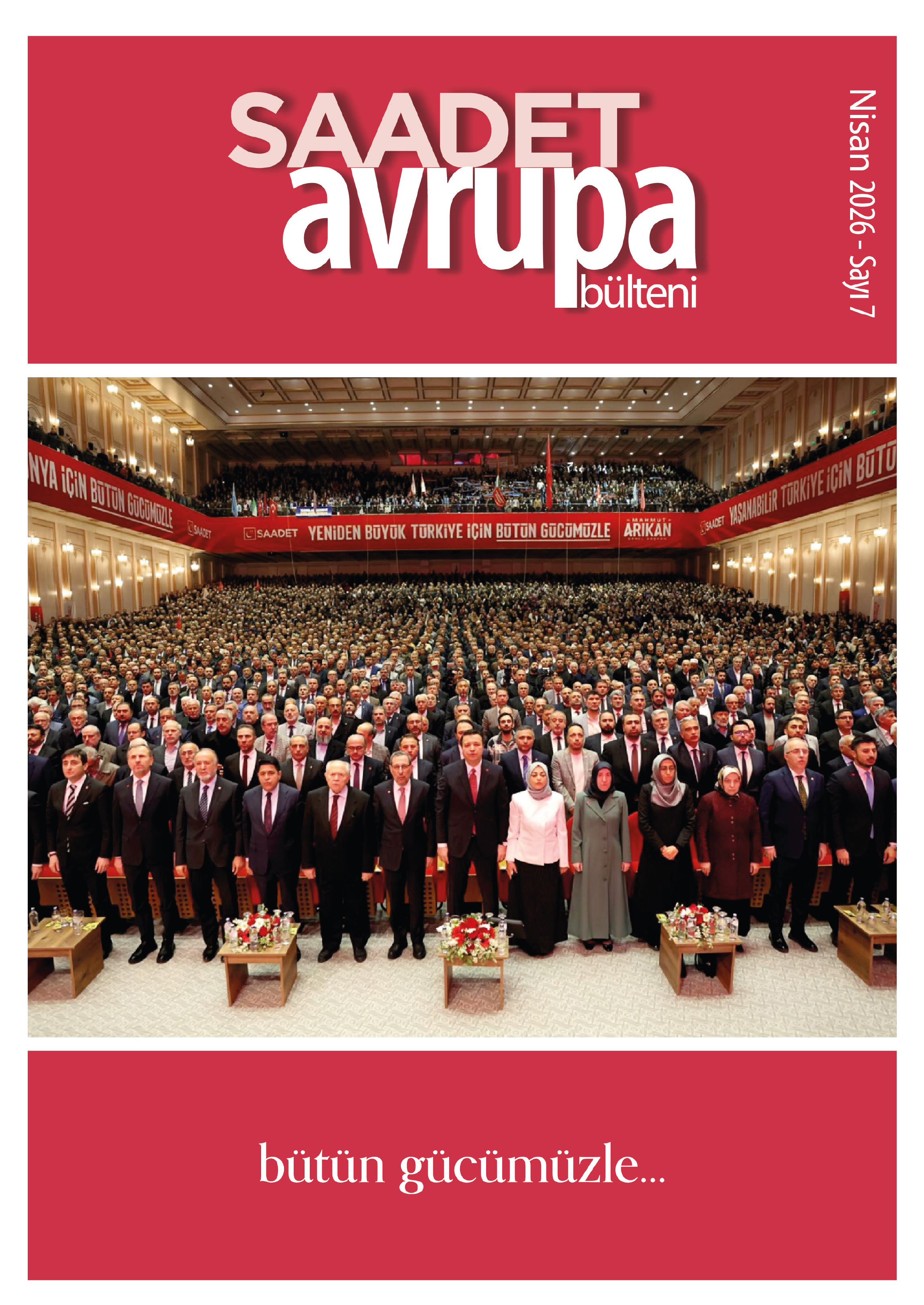 SAADET AVRUPA BÜLTENİ No 08 - Nisan 2026