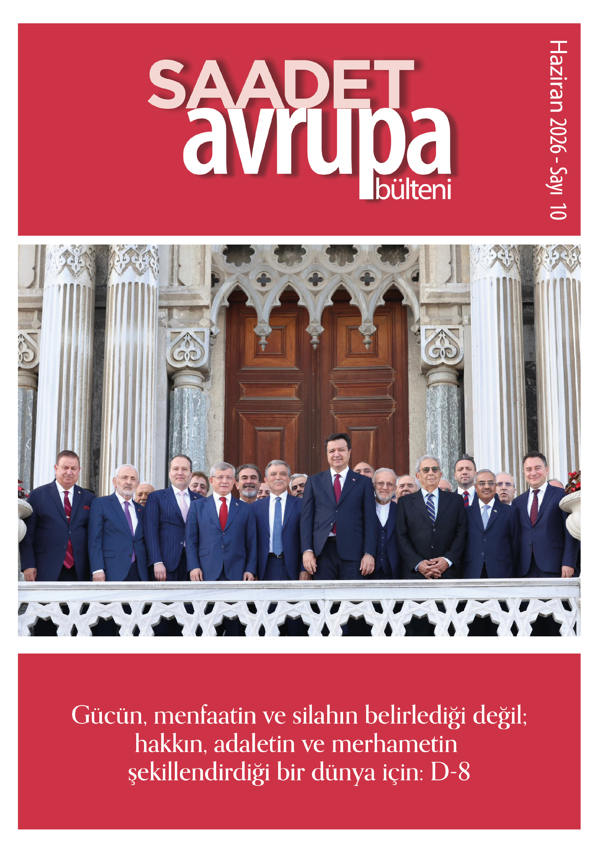 SAADET AVRUPA BÜLTENİ No 10 - Haziran 2026
